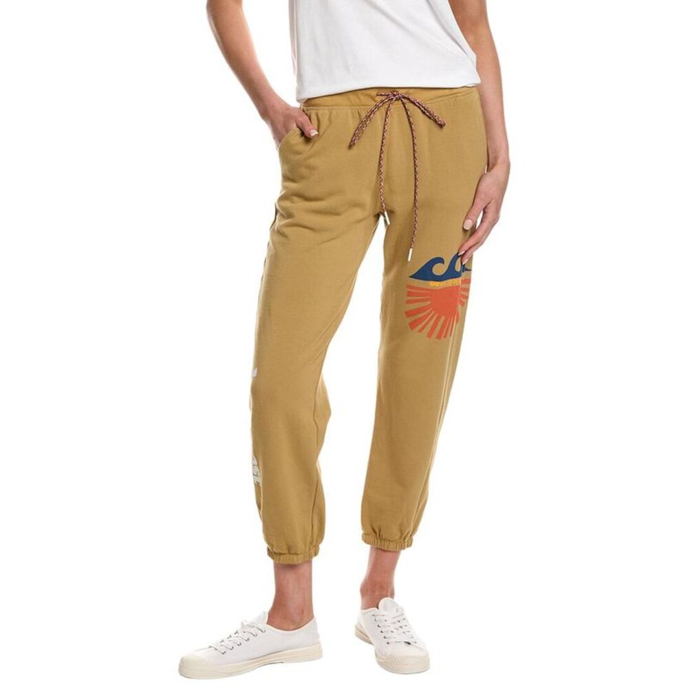 Electric & Rose Womens  Classic Jogger Pant, Yellow